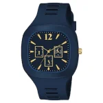 Black Silicone Multi-Dial Watch for Men - Stylish Analog Wrist Watch in Pakistan - Image 10