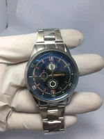 Men's Modern Stylish Look Stainless Steel Chain Watch – Silver - Image 4