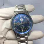 Men's Modern Stylish Look Stainless Steel Chain Watch – Silver