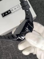Men's Black Square Skeleton Watch with Skeleton Dial - Image 5