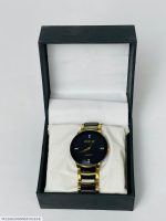 Men's Black Gold Quartz Watch with Stainless Steel Band - Image 5