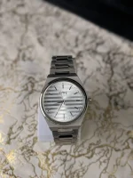 Men's Comfort Fit Strap Watch - Stainless Steel Chain Watch - Image 3