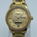 Gold Stainless Steel Watch for Men Daily Office & Formal Wear - Image 4
