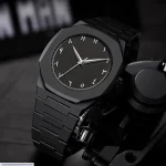 Black Stainless Steel Chain Watch for Men - Image 6