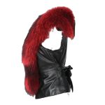 Women Imitation Fur Vest Raccoon Collar Autumn Winter - Image 2