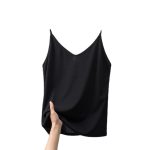 Women Ice Silk V-Neck Camisole Loose Summer Top - Image 6