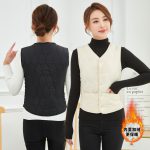Women Cotton Warm Vest Large Size Slim Fit Winter - Image 2