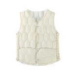 Women Cotton Warm Vest Large Size Slim Fit Winter - Image 6
