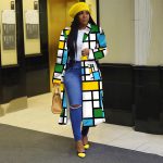 Women Plus Size Plaid Trench Coat — Autumn Double-Breasted Coat - Image 3
