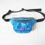 Women's Rainbow Holographic Waist Bag – Adjustable Crossbody Belt Bag - Image 9
