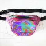 Women's Rainbow Holographic Waist Bag – Adjustable Crossbody Belt Bag - Image 13