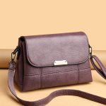 Women's Everyday Black Crossbody Messenger Bag – Durable Polyester Design - Image 4