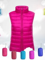 Women Lightweight Down Vest — Multi Color All Season Outerwear - Image 3