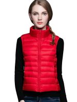 Women Lightweight Down Vest — Multi Color All Season Outerwear - Image 4