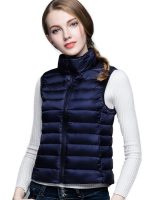 Women Lightweight Down Vest — Multi Color All Season Outerwear - Image 5