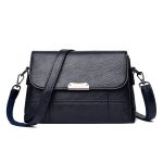 Women's Everyday Black Crossbody Messenger Bag – Durable Polyester Design - Image 5