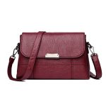 Women's Everyday Black Crossbody Messenger Bag – Durable Polyester Design - Image 6
