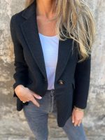 Black Blazer for Women — Winter Office Wear Pakistan
