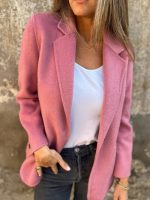 Black Blazer for Women — Winter Office Wear Pakistan - Image 3