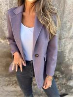 Black Blazer for Women — Winter Office Wear Pakistan - Image 4
