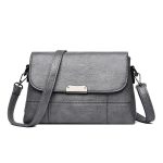 Women's Everyday Black Crossbody Messenger Bag – Durable Polyester Design - Image 8