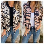 Women Zebra Print Bomber Jacket — Autumn Casual Zipper Top - Image 2
