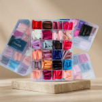 Fake Nails ABS Plastic Multicolor Long Lasting