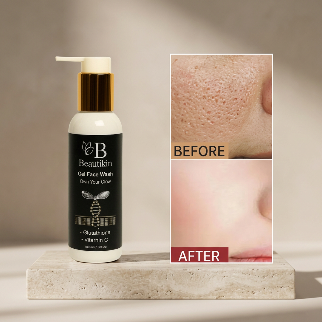 pakistan_674136 Beautikin Brightening Gel Face Wash 180ml – Glutathione & Vitamin C - Image 1