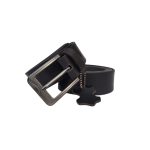 (Big Size) - Men buffalo leather belt | Waist Belt for boys & Mens (Black) - Image 4