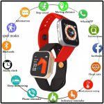 Ts8 Ultra Series 8 Men Women Bluetooth Call Heart Rate Sport Smartwatch With Fitpro App Orange - Image 5