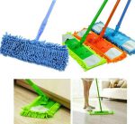 Mop, Floor Cleaner Home Cleaning Supply Flat Mop Microfiber Wet Dust Mop Wet & Dry Mop (random Colors) - Image 2