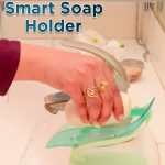 Smart Soap Holder For Bathroom | Wall Mounted Soap Bar, Kitchen, Bathroom – Random Color(1 Pc)