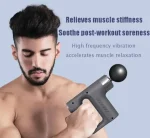 Blueidea Deep Tissue fascial massager with 4 massage Muscle Massage Gun (Random color). - Image 2