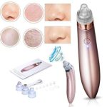 Blackhead Remover Face Acne Black Dot Pimple Electric Black head Vacuum Cleaner Pore Skin Care Tools Machine 4 Replacement Head (random color) - Image 4