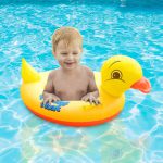 Duck Baby Floats Tube, Inflatable Duck Pool Float, Baby Floating Seat, Children Swim Ring, Kids Inflatable Floats, Yellow Duck Seat Boat for Toddler - Image 2