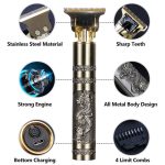 (metal Body) T9 Electric Shaver Man Cordless Hair Beard Trimmer For Men Haircut Shaving Machine Tools Barber Accessories - Image 2