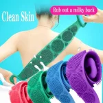 Double Side Bath Towel Scrubber (random Color) - Image 5
