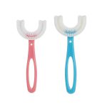 Big Size Baby Toothbrush Toddlers Teeth Cleaning Brush Kids U Shaped Toothbrush - Image 4