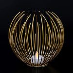 Metal Candle Holder | Iron Geometric Candle Stand For Home Decor - Image 3