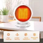 Miniature heater model WG-089..  Flexible 1800W Portable Electric Heater Fan Winter Warm Hot Fan Home Office Winter Warmer(random color ) - Image 3