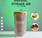 Marshal Storage Jar - 3 In 1 Jar - 3 Portion storage jar (2200 ml) (Random color) - Image 2