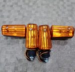 4 pcs Fancy Indicator For Bike Mini Size Flexible Unbreakable Yellow Color - Image 2