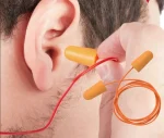 Foam Ear Plug for travel Anti Noise Reduction Removable Corded Soft Earplugs For Sleeping Hearing Ear Protection Earmuffs Noise Prevention For Airplane Travel (Pack Of 5) - Image 5