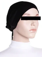 pack of 2 inner hijab cap Muslim Inner Hijab Cap / Muslim Women Plain Hat Islamic Inner Caps Head wear Under scarf Hijab - Image 2