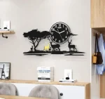 3D Jungle Wooden Wall Clock - Image 2