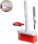 Soft Brush 5 in 1 Multi-Function Cleaning Tools Kit for Keyboard Earphone Cleaner Soft High-Density Brush Set (Random Color) - Image 5