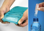 1 PC 10 Grids Silicone Ice Cube Tray for Water Bottle Ice Cream Pudding Maker Mold (Random Color) - Image 5