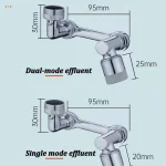 1080Â°Rotatable Faucet Aerator Bathroom Washbasin Tap Splash Filter Kitchen Faucet Extend Faucet Water Saving Bubbler Nozzle