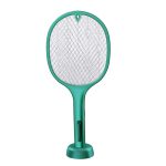 Mosquito Racket Electric Fly Swatter Powerful USB Rechargeable Grid 3-Layer Mesh Home Fly Killer Lamp (random color) - Image 3