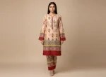 Women's Unstitched Printed Suit - Pink Micro Polo Cotton 2 Pcs - Image 4